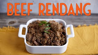 How to Make Beef Rendang Indonesian Beef Stew Recipe [upl. by Doowyah]