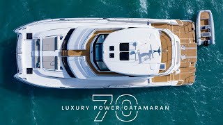 Aquila 70 Luxury Power Catamaran  A Yacht Built for Exploring Your World [upl. by Ause]