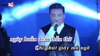 Yêu Em Cả Trong Giấc Mơ Remix Karaoke Đàm Vĩnh Hưng [upl. by Eerehc479]