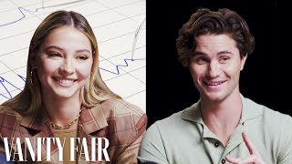 Outer Banks Madelyn Cline amp Chase Stokes Take a Lie Detector Test  Vanity Fair [upl. by Lathe]