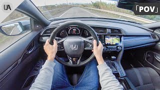 2020 Honda Civic SPORT PLUS 15 Turbo 182 HP  Manual Gearbox  4K POV TEST DRIVE [upl. by Ggerc362]