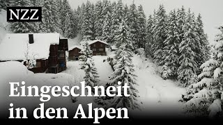 Lawinen Einsamkeit und viele Vorräte Winter auf einer Schweizer Alp  NZZ [upl. by Upali]