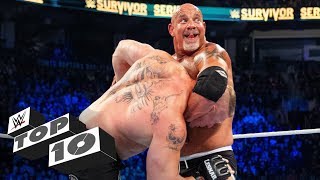 Goldberg’s biggest Jackhammers WWE Top 10 Feb 9 2020 [upl. by Gilberto519]