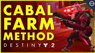 BEST Destiny 2 Cabal Farm Method  Destiny 2 Beginner Guide [upl. by Nnateragram]