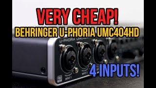 Behringer UPhoria UMC404HD REVIEW  TEST [upl. by Breger]