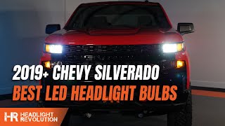 HR Tested 620 Brighter LED Headlight Bulbs 2019 Chevrolet Silverado [upl. by Eedoj]