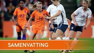 Highlights OranjeLeeuwinnen  Noorwegen 24102017 [upl. by Rider]