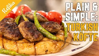 Perfect MEATBALL Recipe 🥇Must Try the Turkish way Magical KOFTE 🏆🎯🥳 [upl. by Janot]