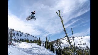 Biggest snowmobile jumps in Montana  EP 9 [upl. by Kerns]