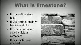 What is limestone [upl. by Clive]