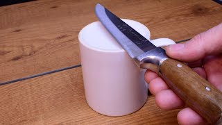 How to Sharpen Your Knife to Razor Sharp Using Only Mug [upl. by Avruch]