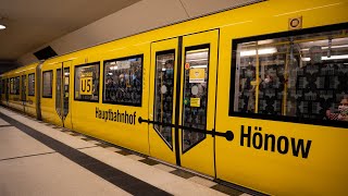 Eröffnung der neuen U5  UBahn Berlin [upl. by Adnaluoy]