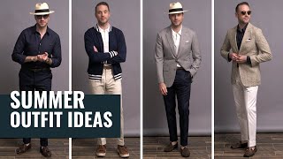 5 Smart Casual Summer Outfit Ideas  Men’s Summer Fashion Lookbook [upl. by Romina]