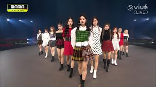 IZONE La Vie en Rose  Violeta  Fiesta  Secret Story Of the Swan MaMa Asian Music Awards 2020 [upl. by Ahsiel]