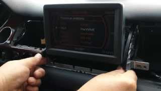 How to Remove Navigation Display from 2004 Audi A8 for Repair [upl. by Ayaet]