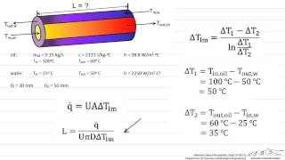 Sizing a Heat Exchanger CounterFlow [upl. by Daniell466]