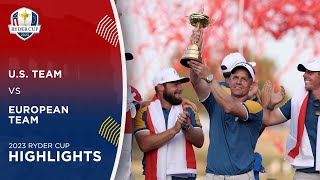 Full Event Highlights  2023 Ryder Cup [upl. by Neetsirhc124]