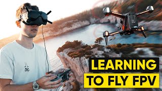 Learning To Fly The DJI FPV DRONE From Zero [upl. by Unders]