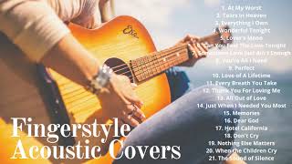 Guitar Love Songs Instrumental Relaxing Guitar Music Fingerstyle Acoustic Covers [upl. by Nosde]