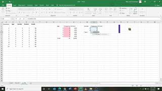 How to compute Frequency and Percentage Distribution in Excel  Data Analysis [upl. by Otrebile]