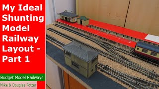 My Ideal Shunting  Switching Model Railway Layout  Part 1 [upl. by Nanreit408]