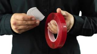 How To Easily Peel Double Sided Mounting Tape [upl. by Adnolat]