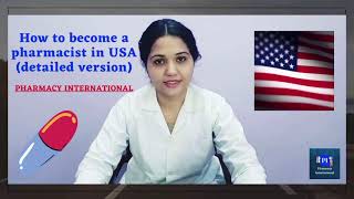 How to become a pharmacist in USA NAPLEX FPGEE Detailed Version [upl. by Eidassac]