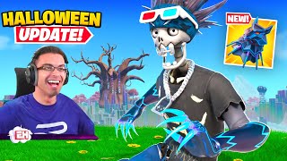 Nick Eh 30 reacts to Halloween Update in Fortnite 2022 [upl. by Mert]