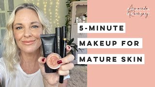 A 5 Minute makeup for mature skin [upl. by Brittni853]