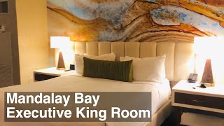 Mandalay Bay Room Tour  Executive King Suite Las Vegas [upl. by Tad]