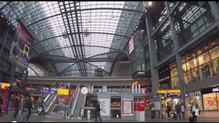 Berlin  Central Station Berlin Hauptbahnhof [upl. by Phillane187]