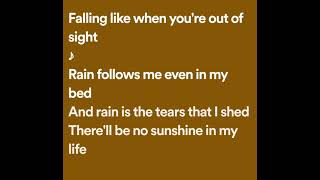 Sarah Geronimo  Rain Lyrics [upl. by Cini813]