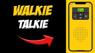 How To Get A Walkie Talkie on iPhone 📲 Walkie Talkies on iOS 14  MUST DOWNLOAD APP [upl. by Ille]