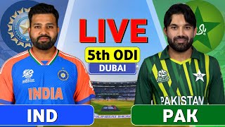 Live India Vs Pakistan Champion Trophy Match Live  IND vs PAK  Champion Trophy 5th ODI Match Live [upl. by Chilton518]