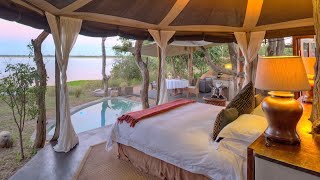 Time  Tide Chongwe Suites fabulous safari lodge in Zambias Lower Zambezi National Park [upl. by Aicia]