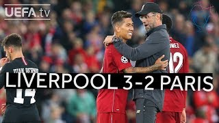 LIVERPOOL 32 PARIS UCL HIGHLIGHTS [upl. by Jenette]