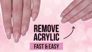 🚫 How to Remove Acrylics  Fast and Easy 😱 [upl. by Mulac826]