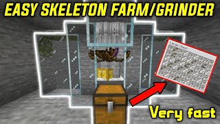 How To Make A SKELETONXP FARM In Minecraft 116 Tutorial [upl. by Nicolai]