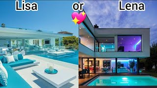 Lisa or Lena 💖 17 luxurious houses 💖 pinkaliza [upl. by Fulmer]