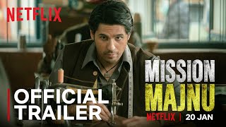 Mission Majnu  Sidharth Malhotra Rashmika Mandanna  Official Trailer  Netflix India [upl. by Bollen]