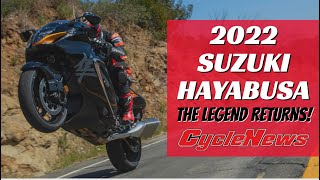 2022 Suzuki Hayabusa First Ride Review The Legend is Back  Cycle News [upl. by Lahcear892]