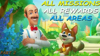 Gardenscapes  All Missions  All Rewards  All Areas Unlocked Part 2  0  Endless [upl. by Harac814]