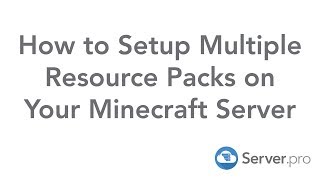 How to Setup Multiple Resource Packs on Your Server  Minecraft Java [upl. by Lahcim525]