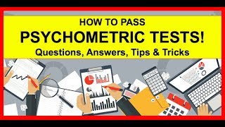 HOW TO PASS Psychometric Tests Example Questions Answers Tips amp Tricks [upl. by Icam]