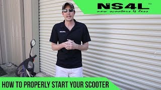 How to Properly Start Your Scooter  Scooter Startup Troubleshooting [upl. by Llewon]