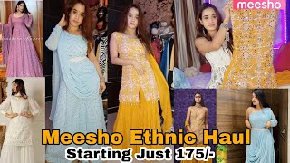 Meesho Ethnic Haul  Starting Just 175SuitsGown  Mansi Sharma [upl. by Messere]