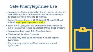 Phenylephrine [upl. by Chor]