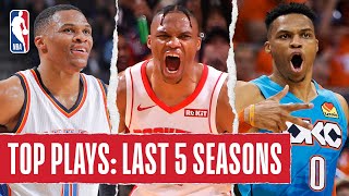 Russell Westbrooks TOP PLAYS  Last 5 Seasons [upl. by Svirad]