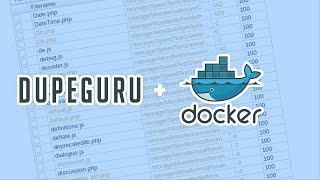 dupeGuru on Docker [upl. by Nnairda86]