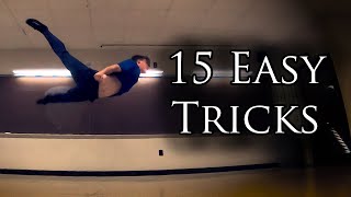 15 EASY Tricks  Beginner Tricking Tutorial [upl. by Aniled]